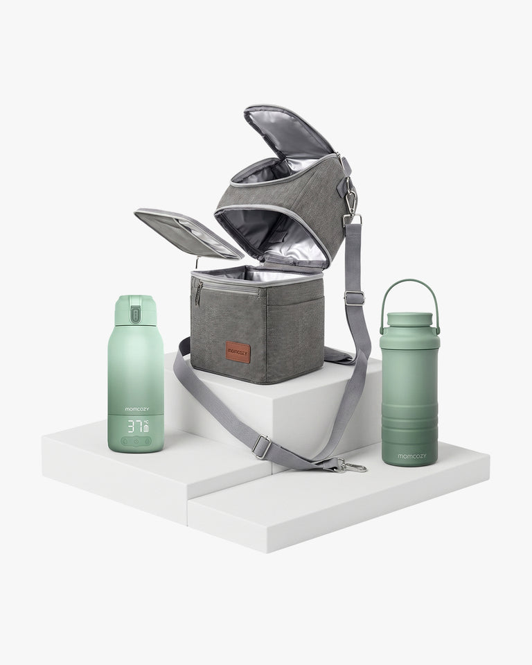 On-the-Go Bundle：Bottle Warmer and Bottle Cooler and Breastmilk Cooler Bag