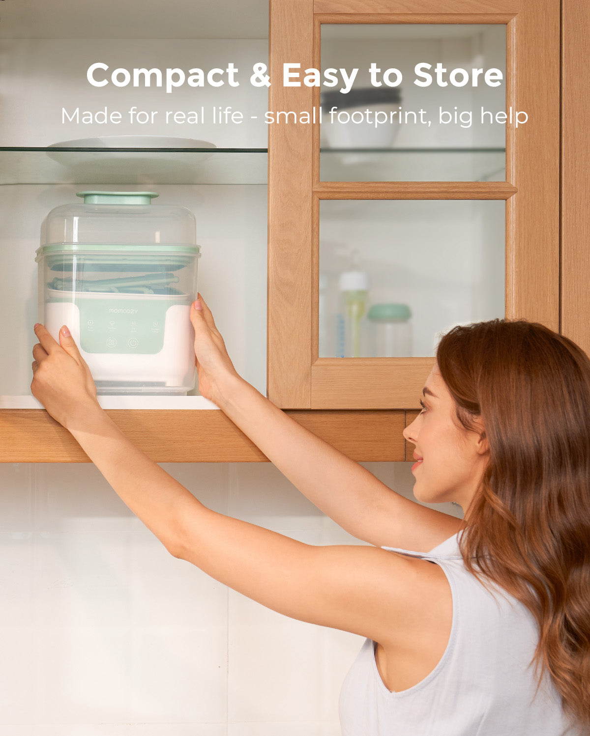 Momcozy 4 in 1 Compact Bottle Sterilizer and Dryer