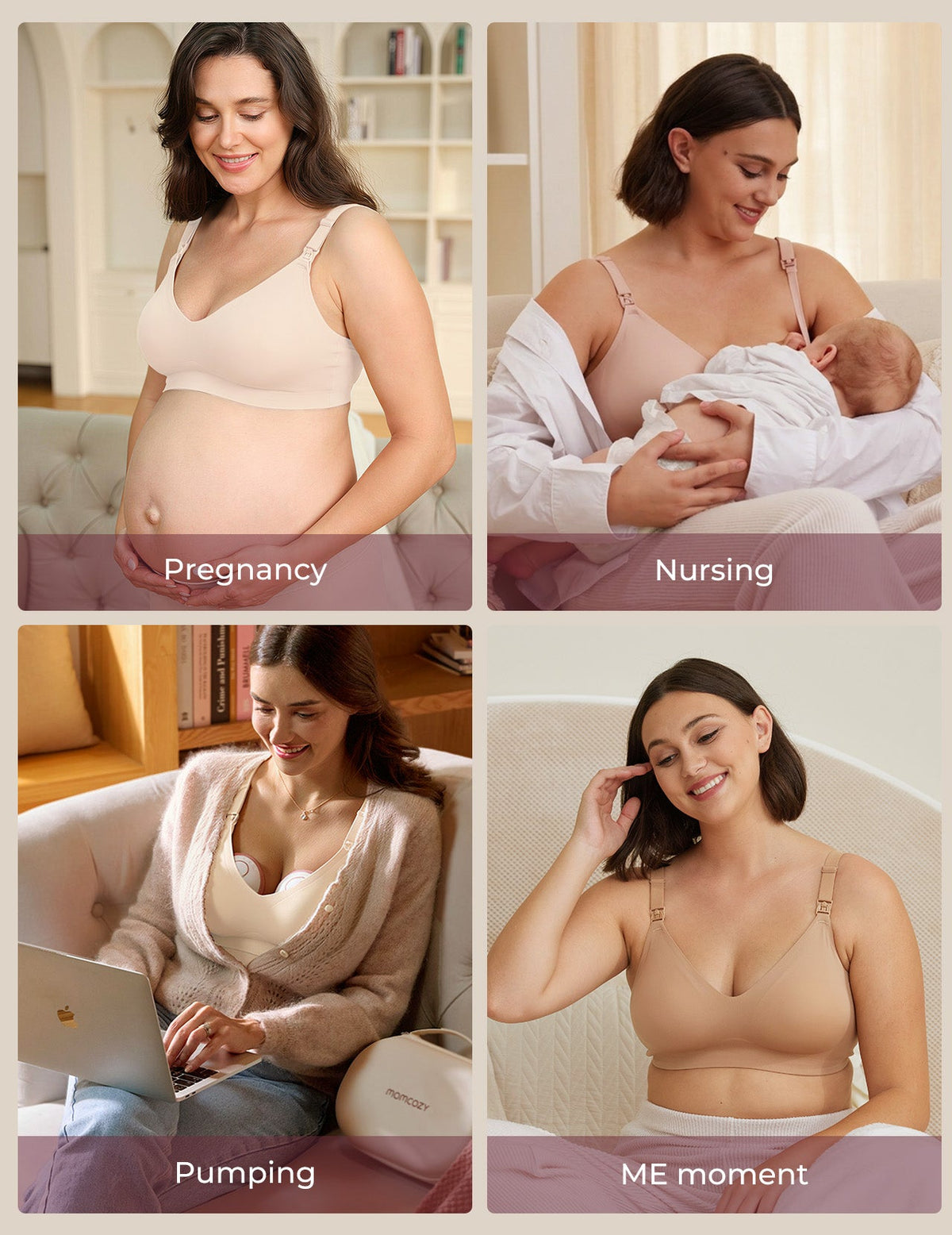 Ultra Soft Seamless Nursing Bra YN21
