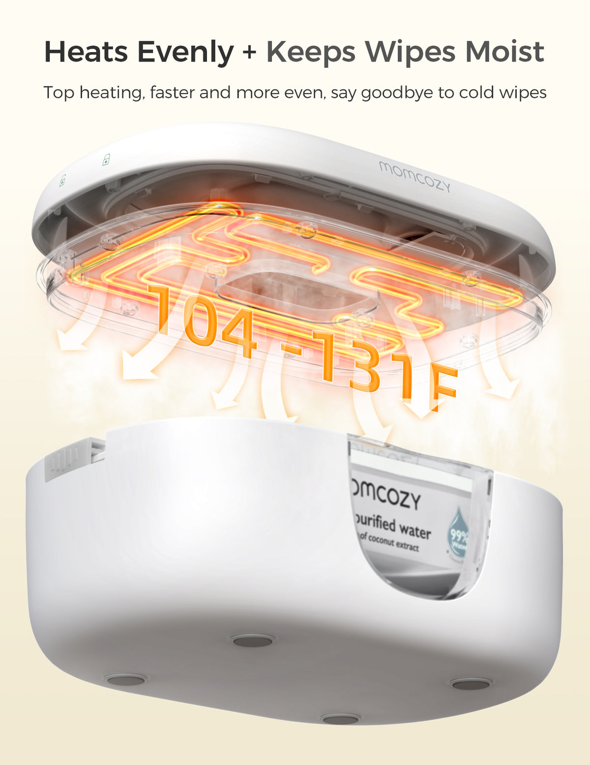 Momcozy Large Capacity Baby Wipe Warmer