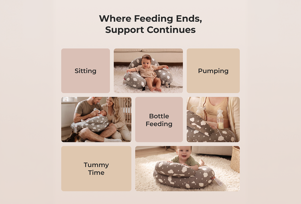 Multifunctional and Adjustable Nursing Pillow