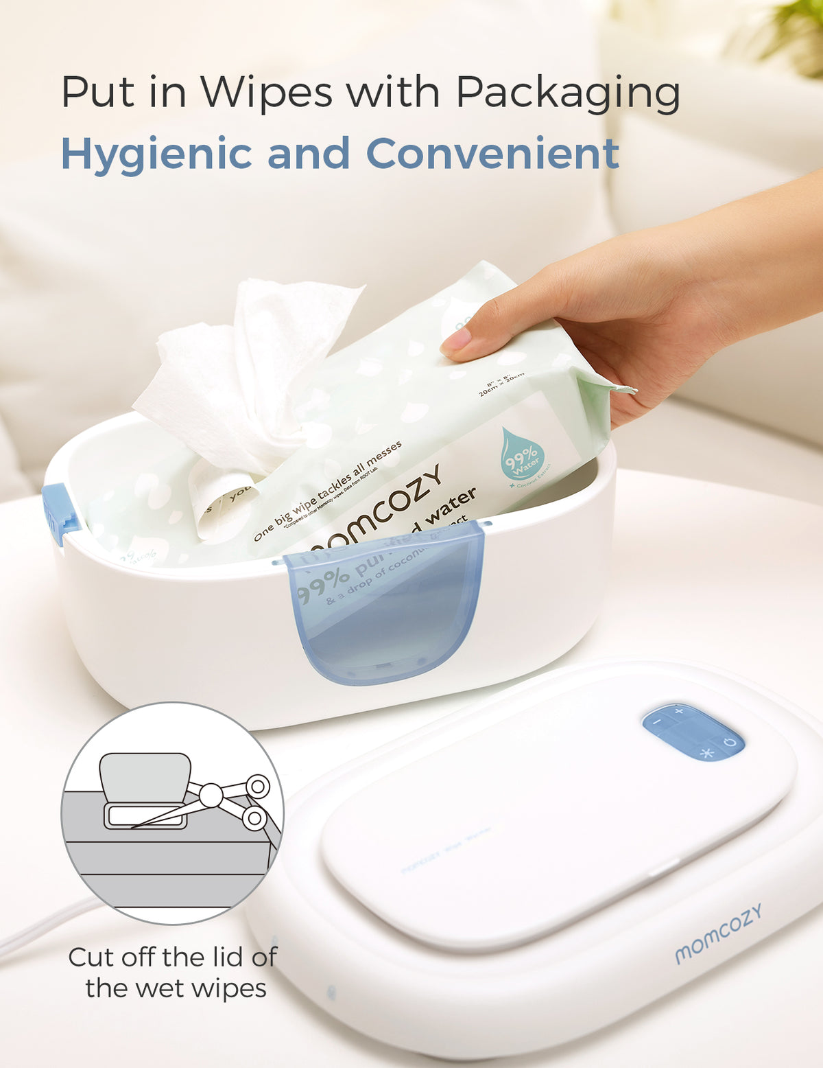 Momcozy Large Capacity Baby Wipe Warmer