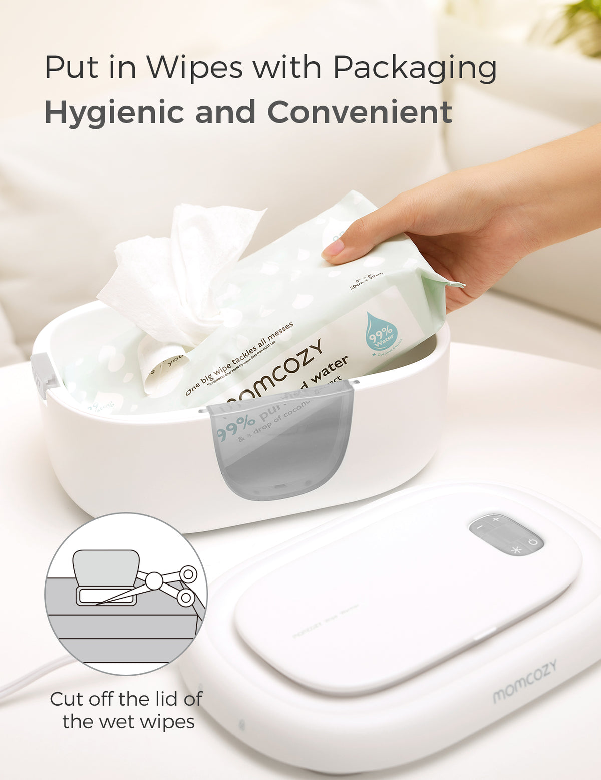 Momcozy Large Capacity Baby Wipe Warmer