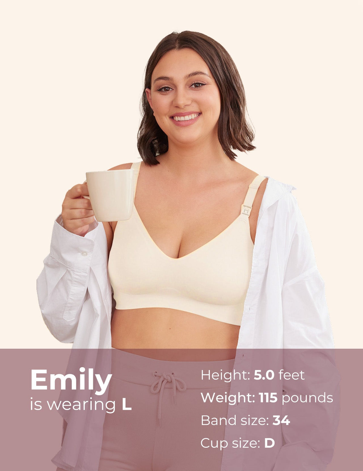 Ultra Soft Seamless Nursing Bra YN21