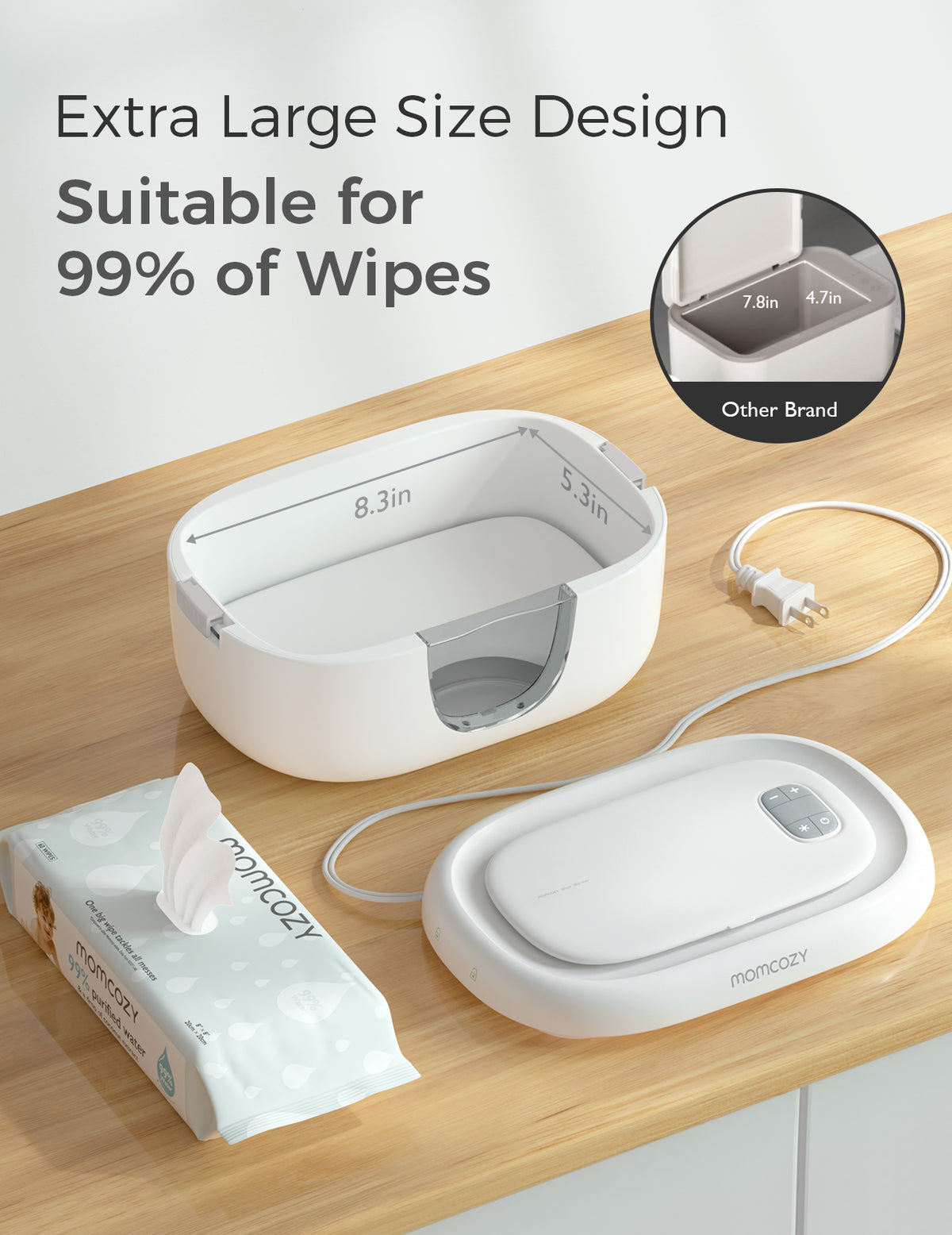 Momcozy Large Capacity Baby Wipe Warmer