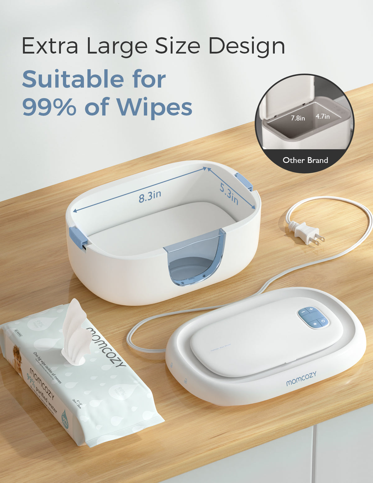 Momcozy Large Capacity Baby Wipe Warmer