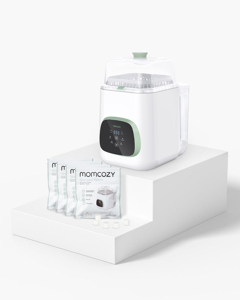 Time-Saving Cleaning Bundle: KleanPal Pro Bottle Washer + 120 Cleaning Tablets